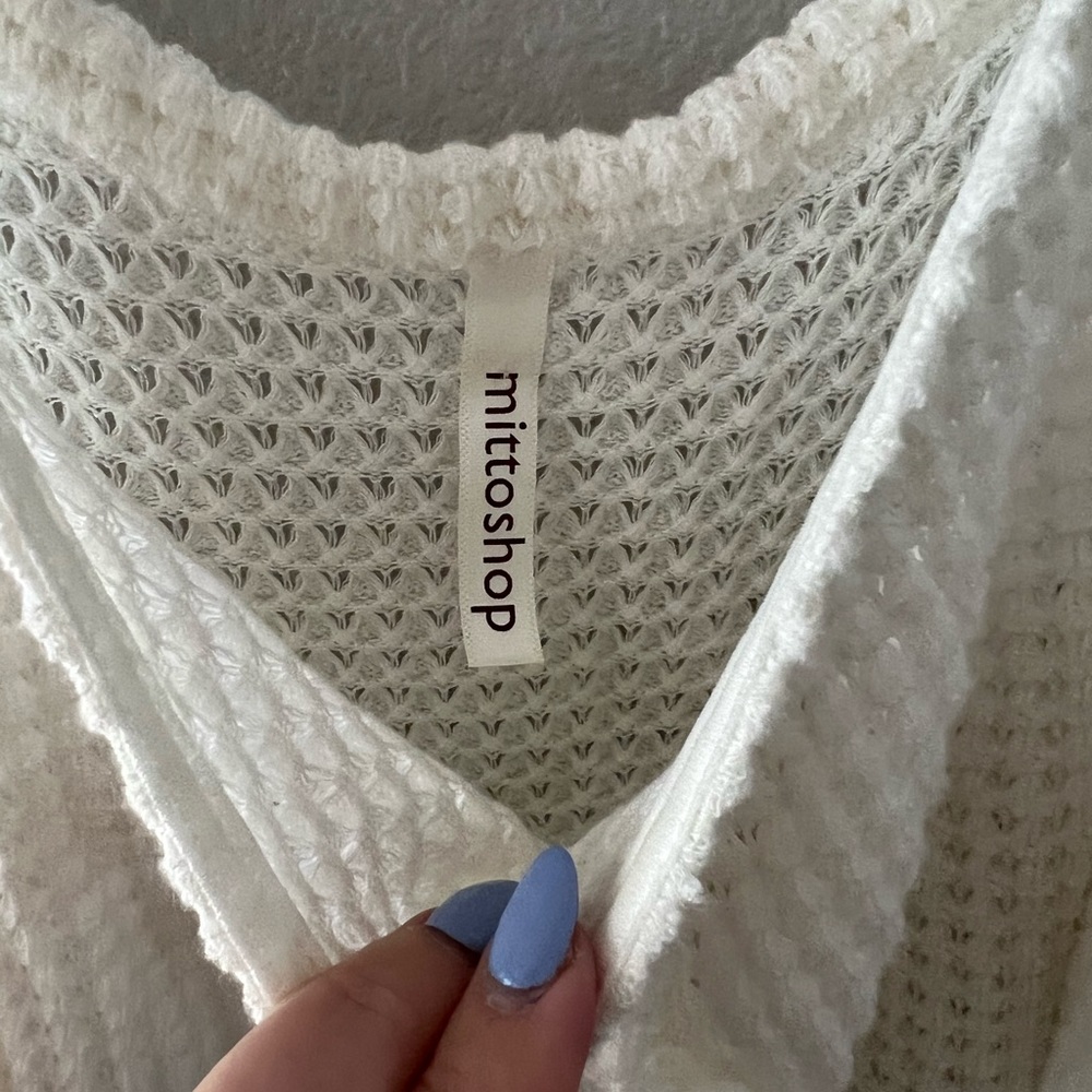 Knit button down tank - Picture 3 of 4